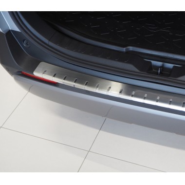 Накладка на задний бампер (Alu-frost, 25-7253) Toyota Rav-4 V (2019-2021) бренд – Alu-Frost (Польша) главное фото